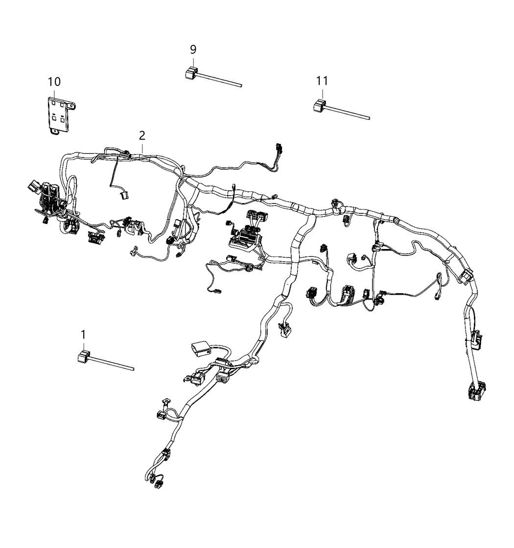 Mopar 68460793AB INSTRUMENT PANEL