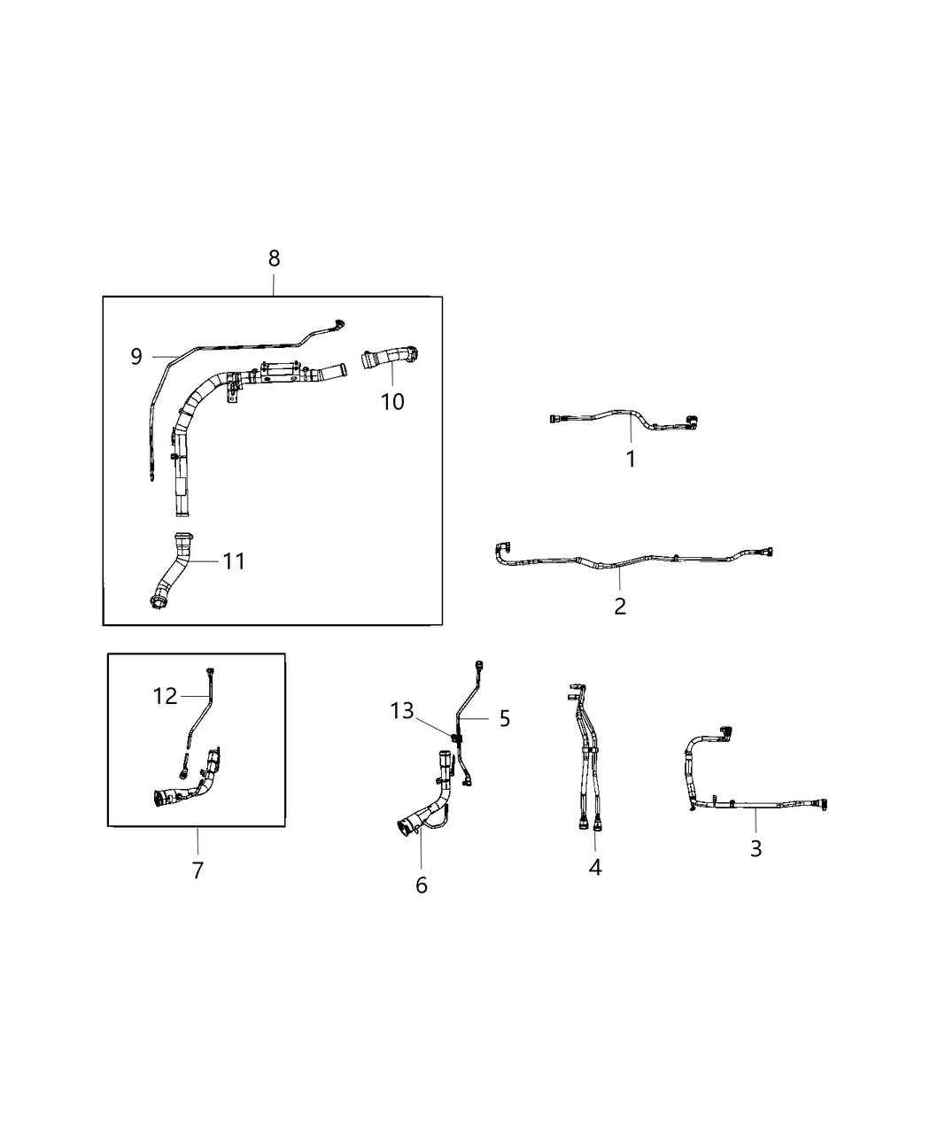 Mopar 68467874AA Tube-Vent