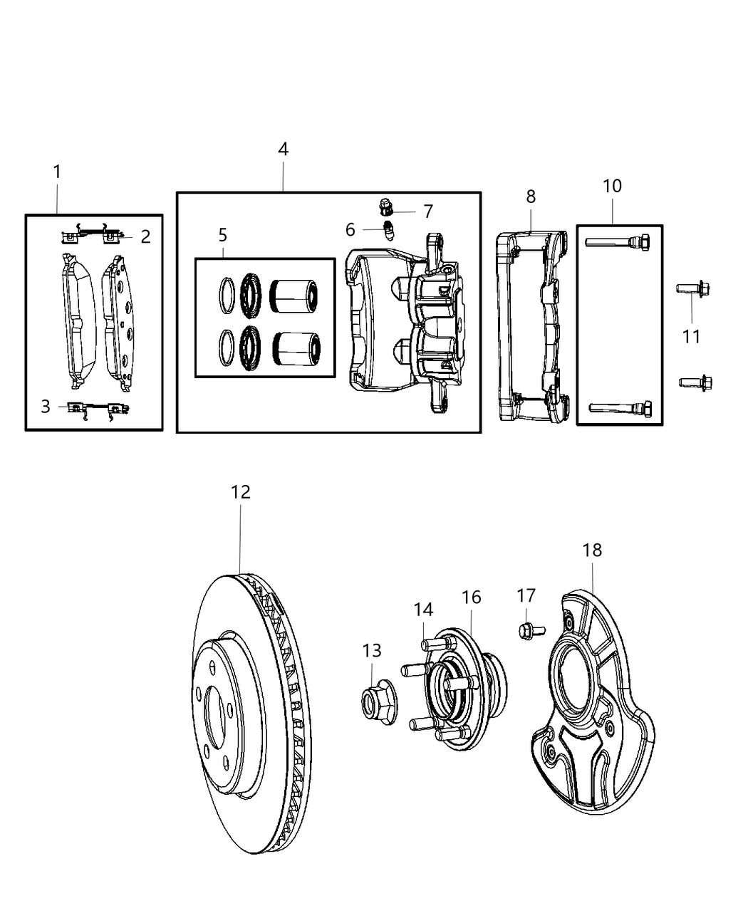 Mopar 68469826AA CALIPER-Disc Brake