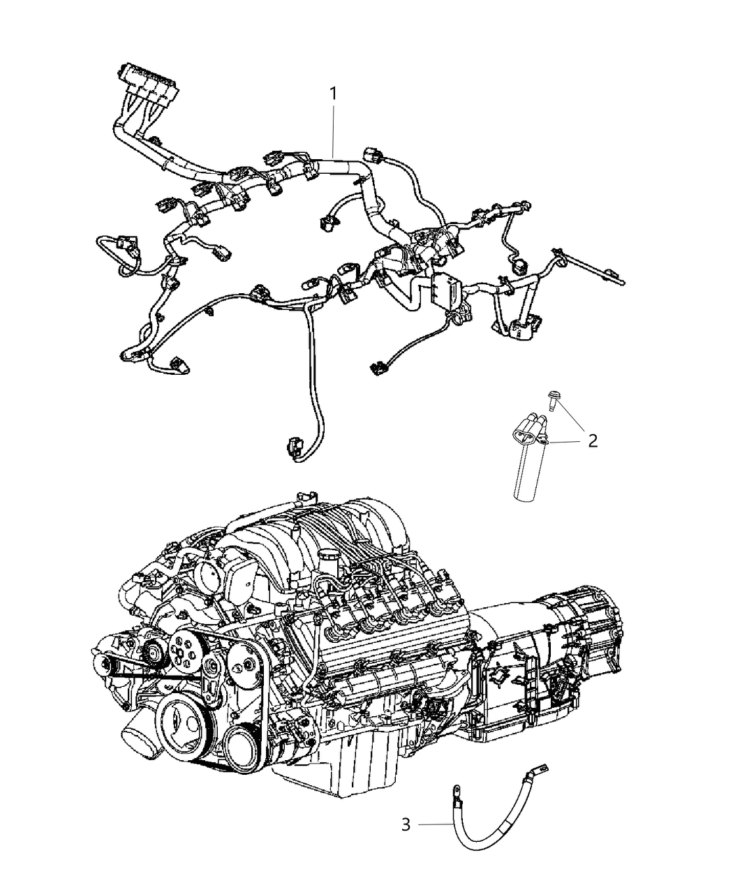 Mopar 5035358AB Wiring-INJECTOR