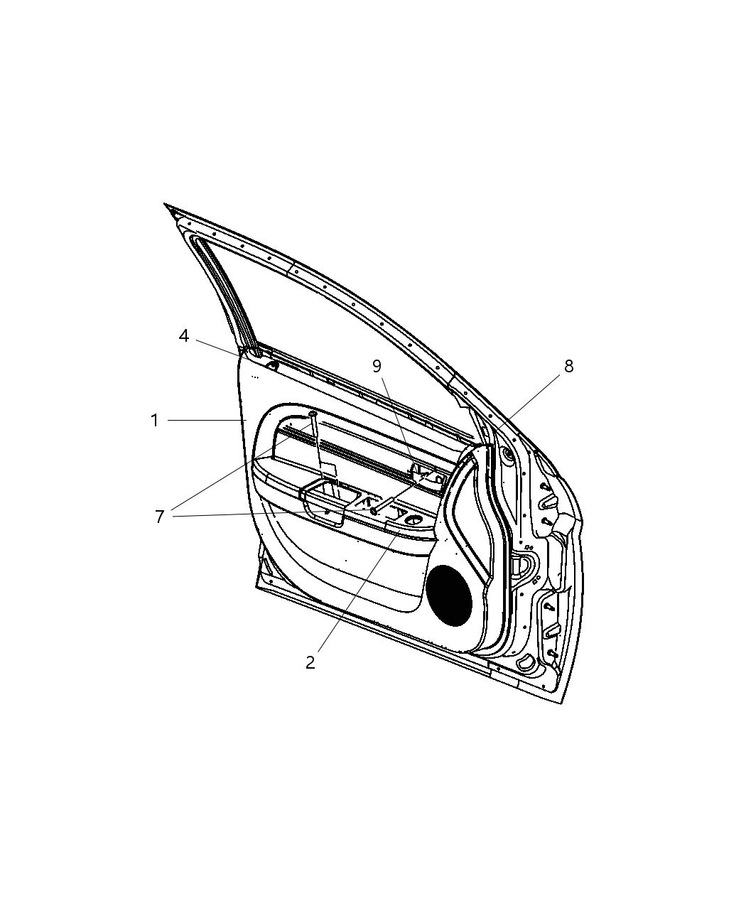 Mopar 1LK971DVAA Plug-Door