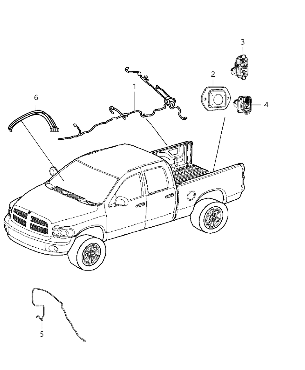 Mopar 68161930AB Wiring-Chassis