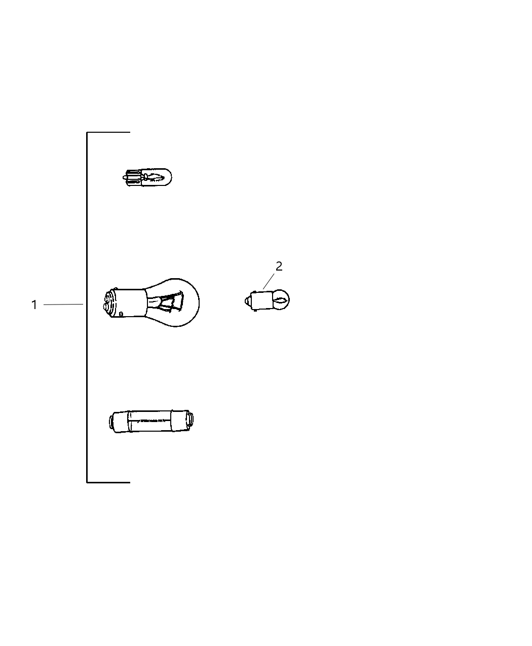 Mopar 5015732AA Bulb-Indicator Lamp