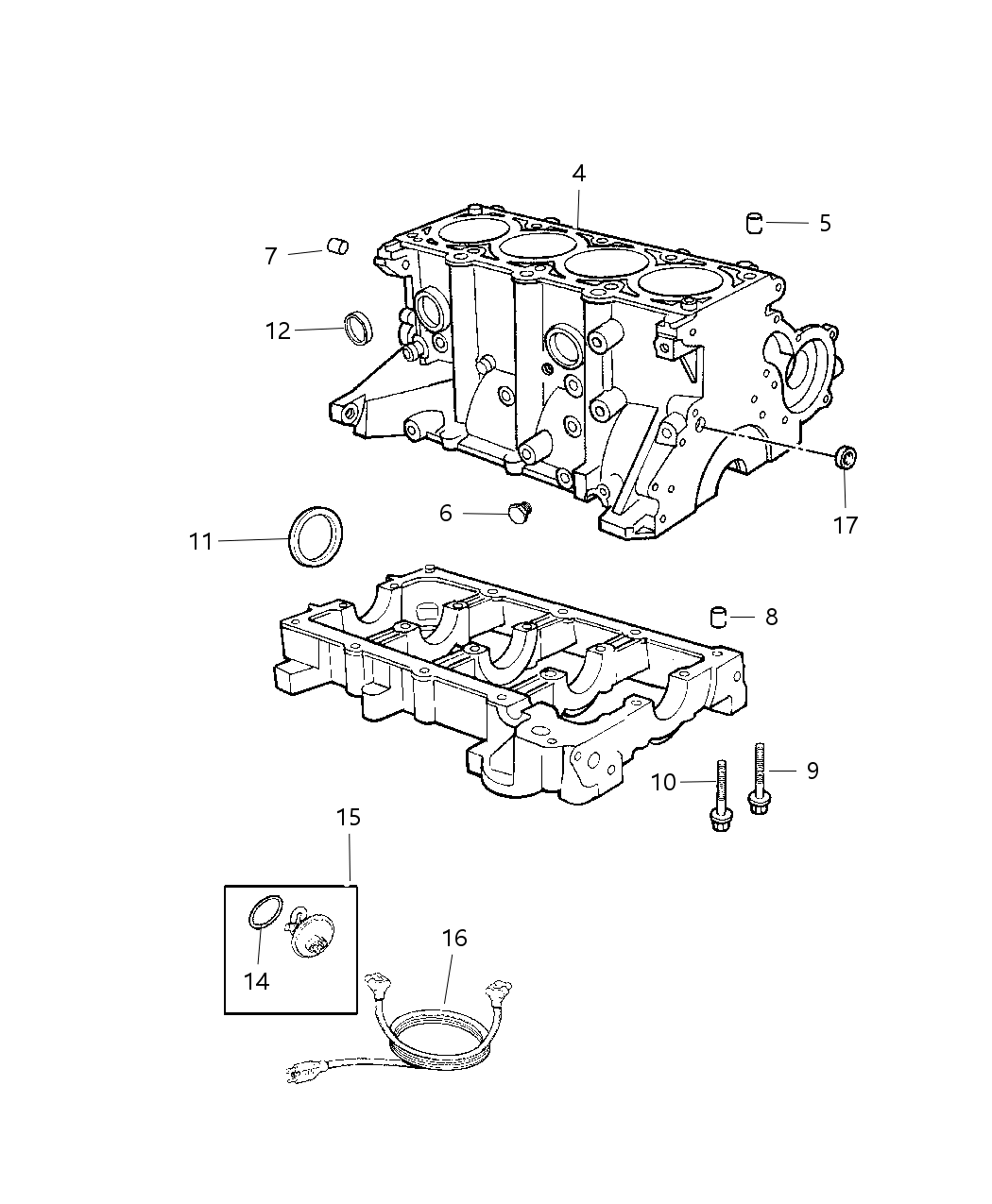 Mopar R0424847 Engine-Long Block