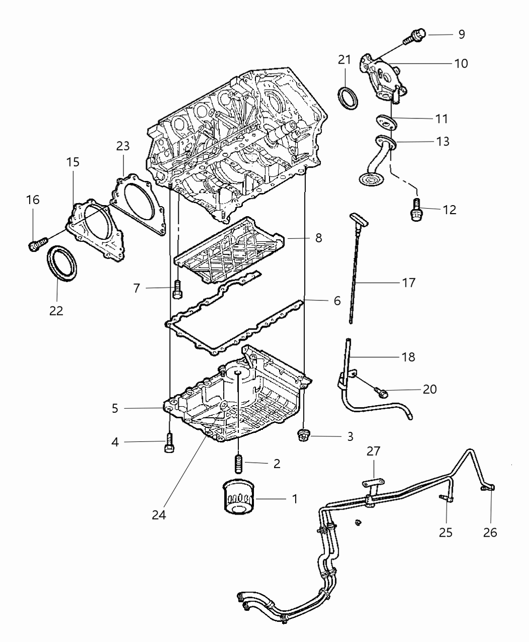 Mopar R1111111 Pan-Engine Oil