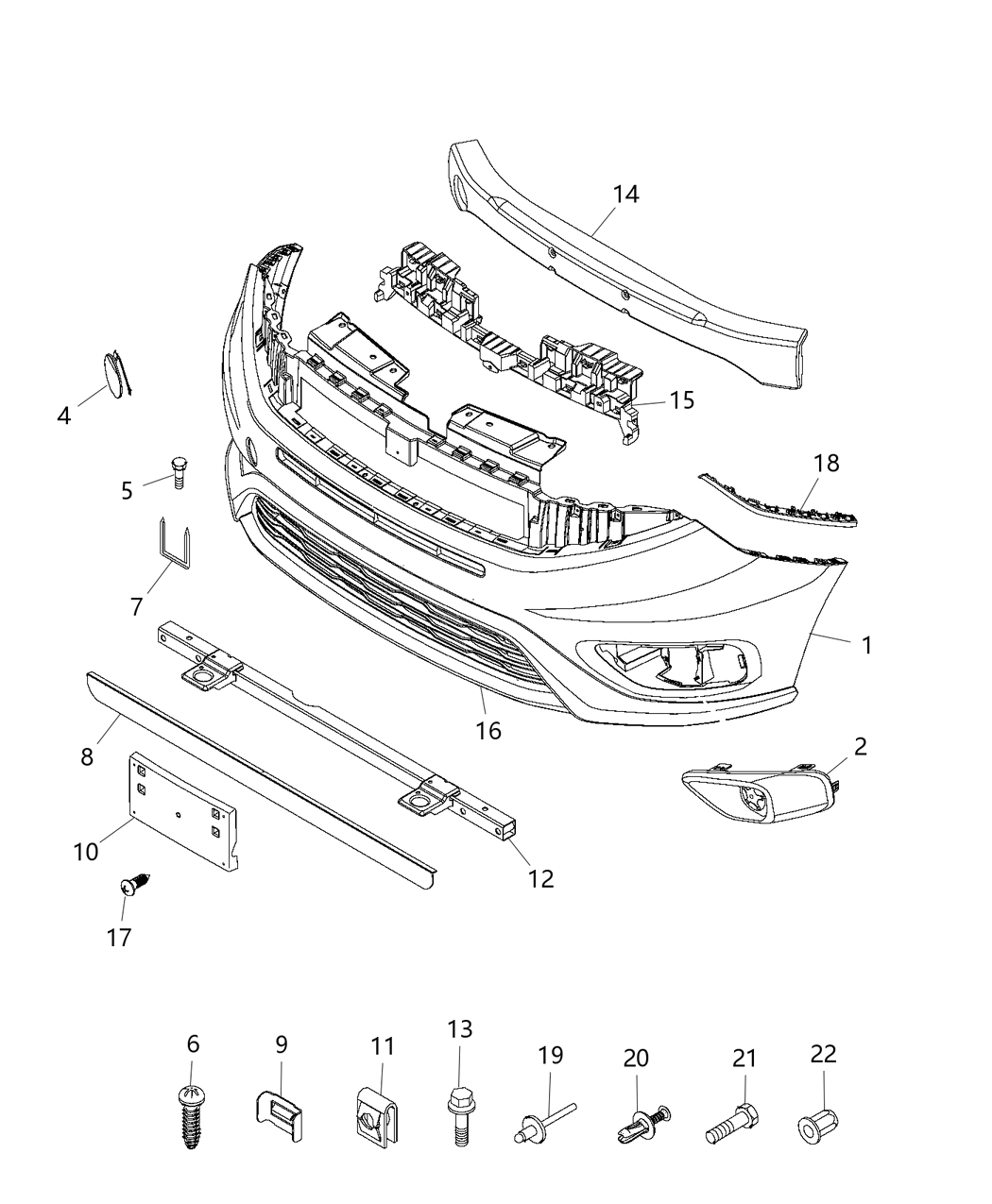 Mopar 68219305AA Clip-RETAINER