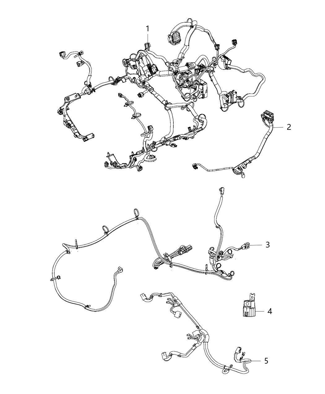 Mopar 68226966AA Wiring-Glow Plug