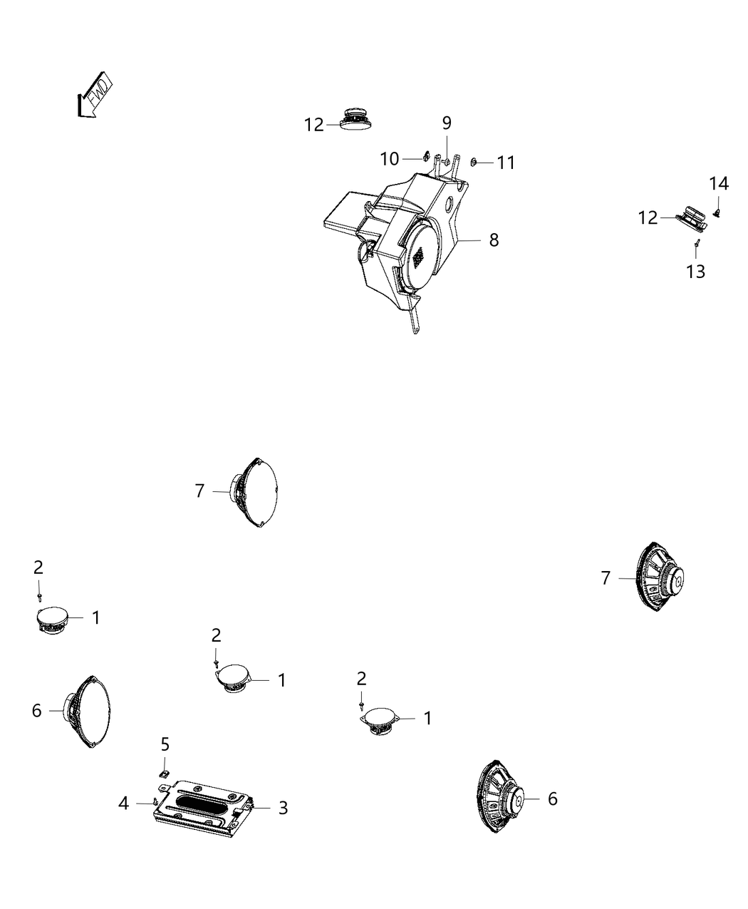 Mopar 5091674AE Amplifier