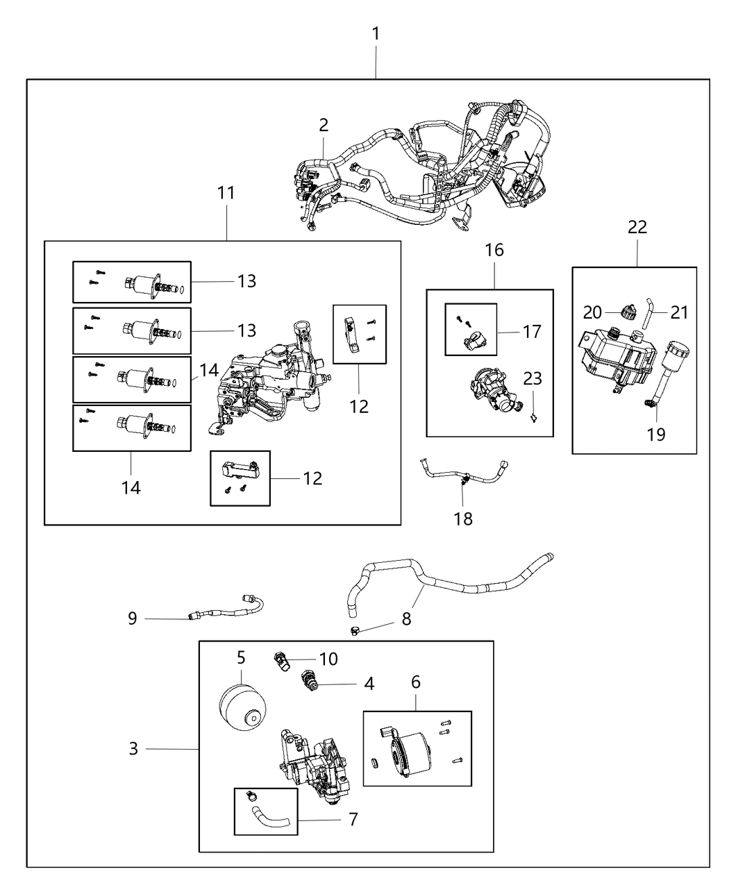 Mopar 68133134AA Sensor-Position