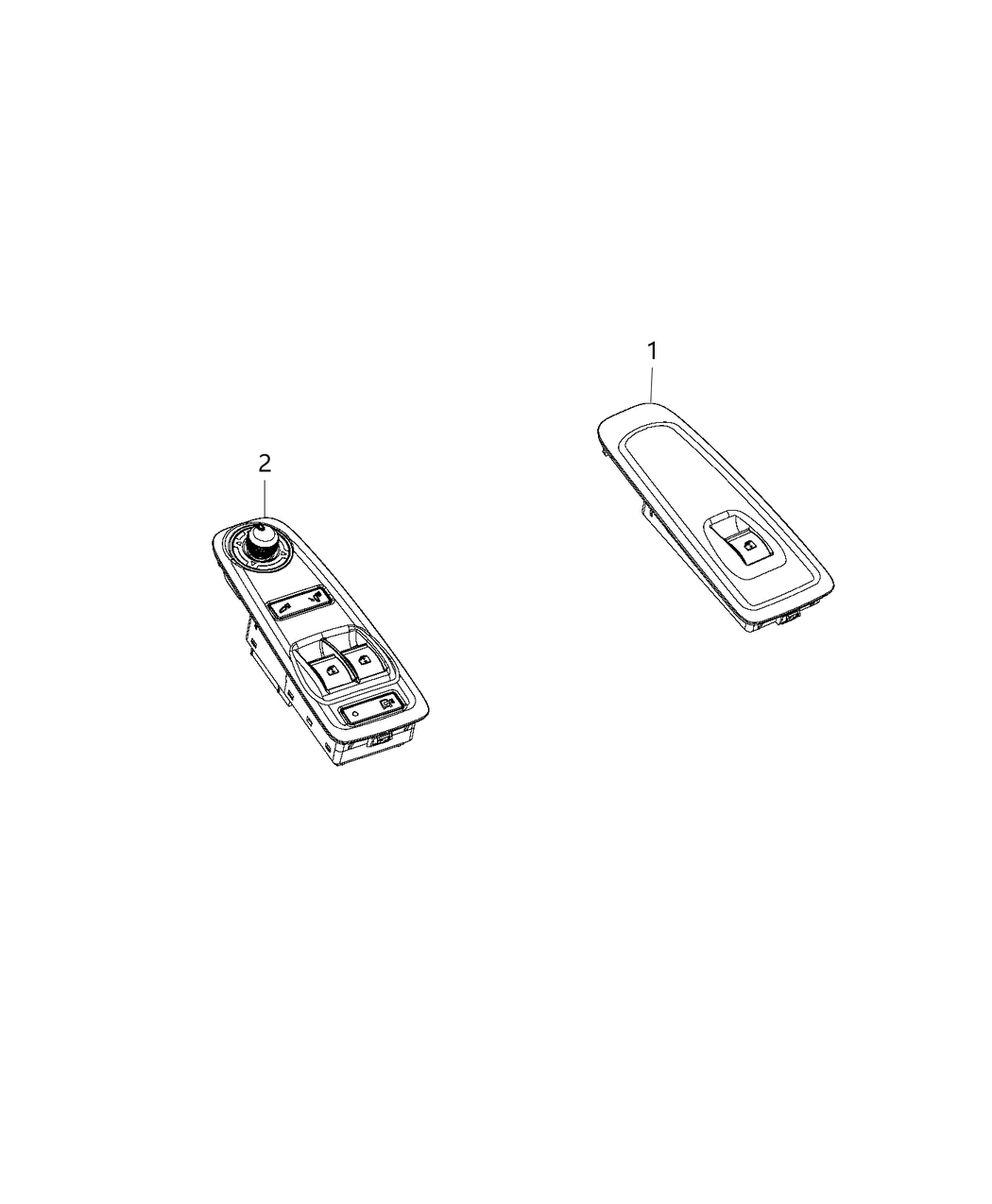 Mopar 1ZP72JXWAB Switch-Front Door