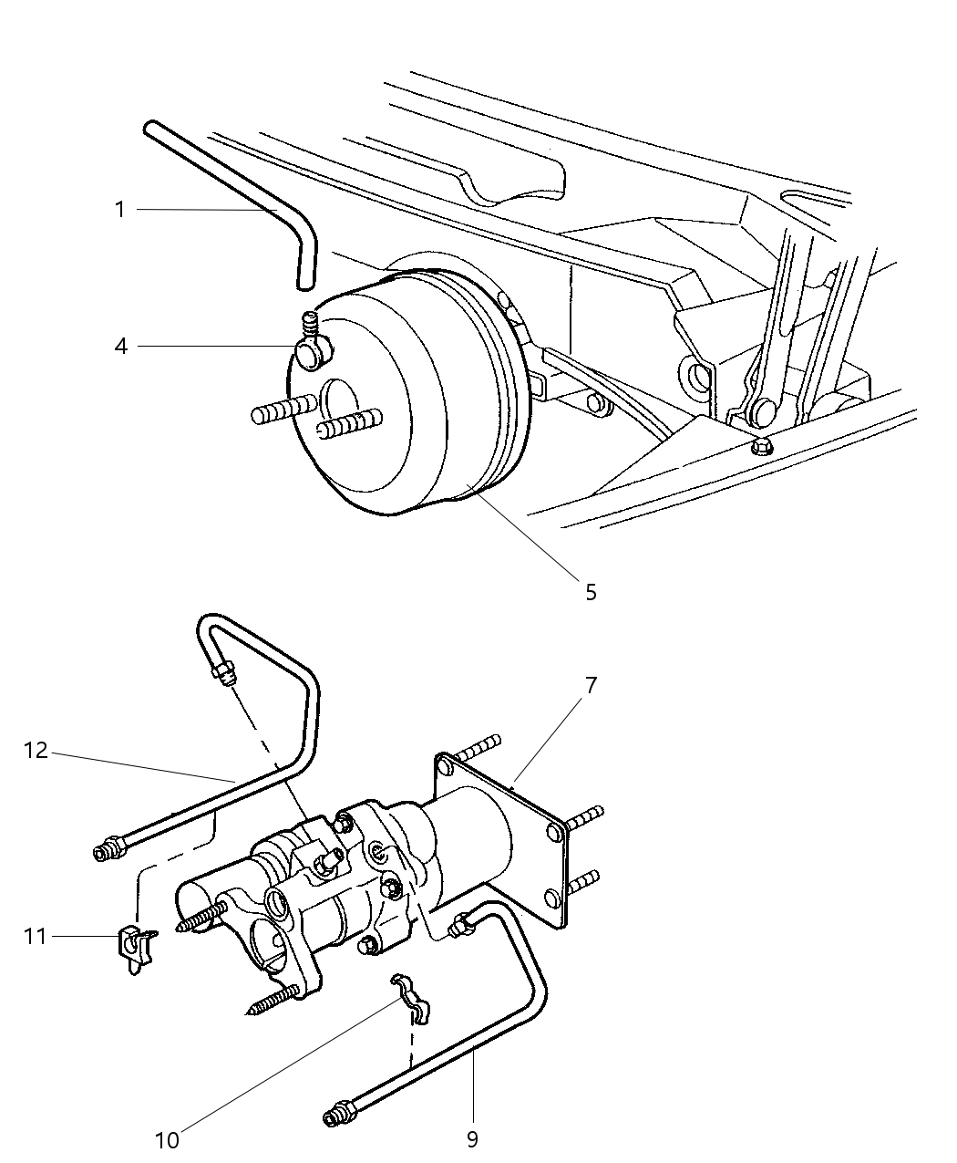 Mopar 5011393AA Booster-Brake Booster