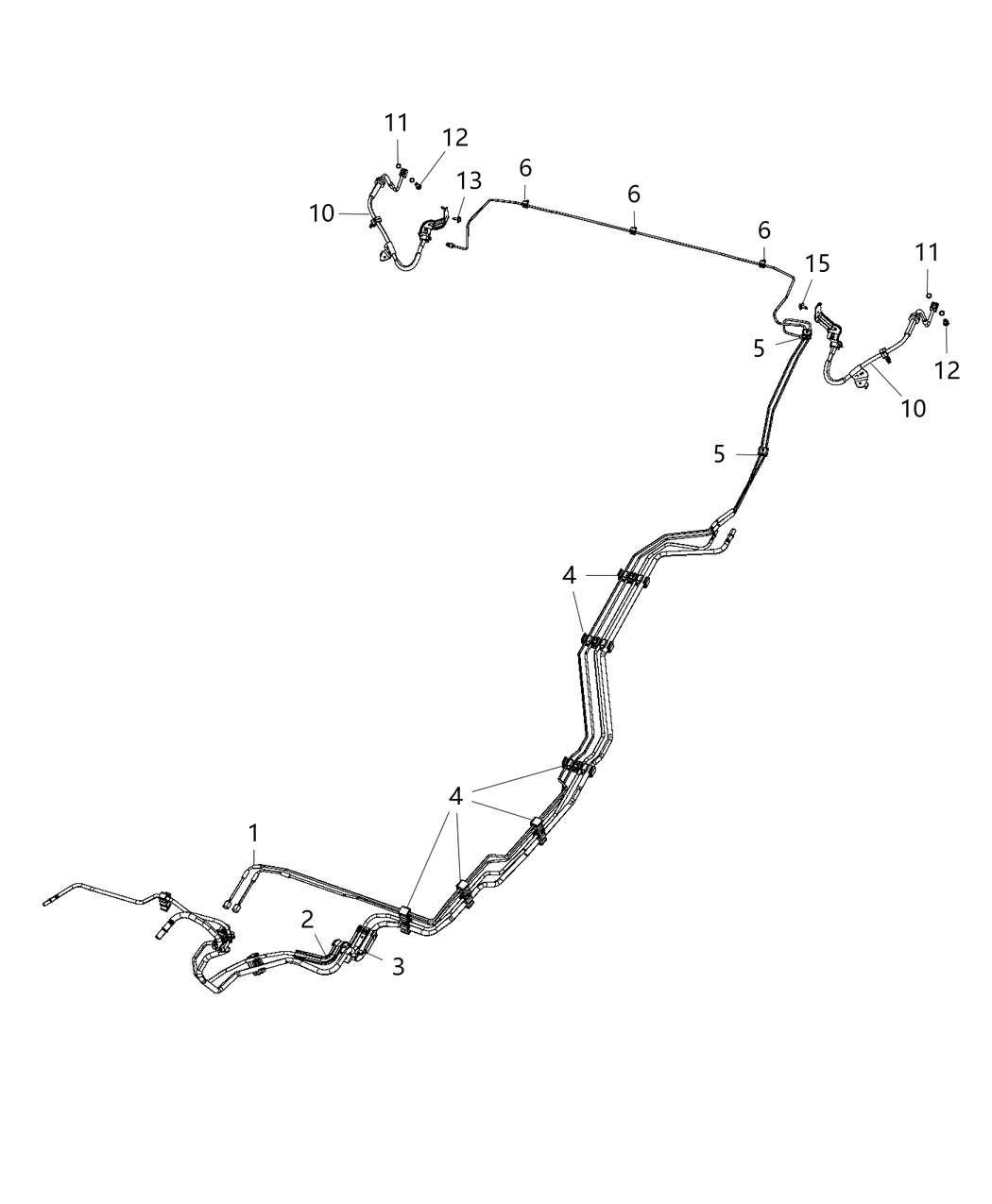 Mopar 68314704AA Shield-Fuel Line