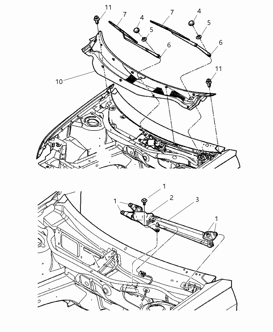 Mopar 4894288AC Hose-LIFTGATE Washer