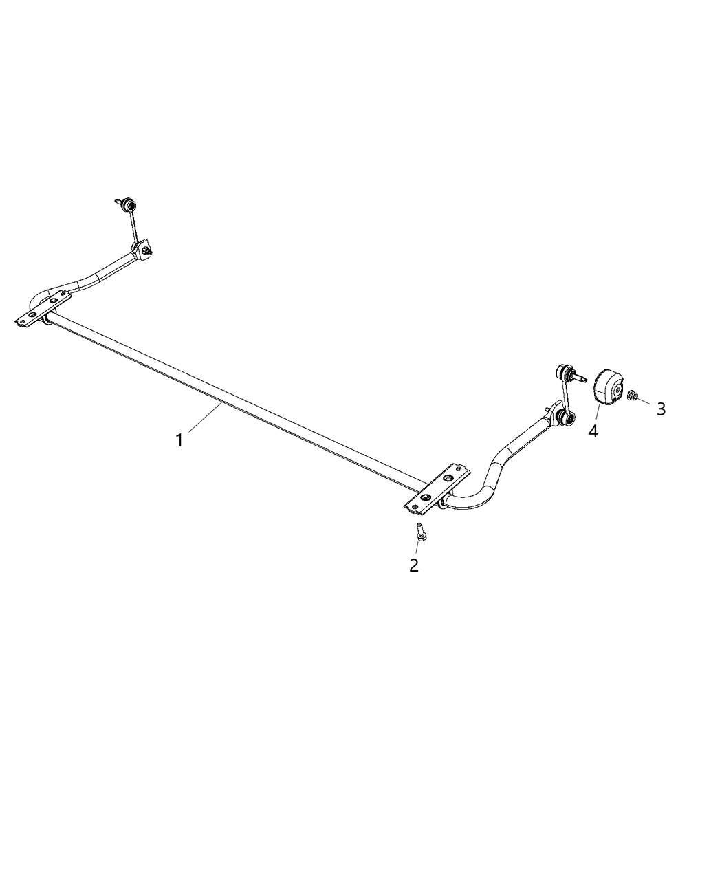 Mopar 68415220AA Bar-Rear Suspension