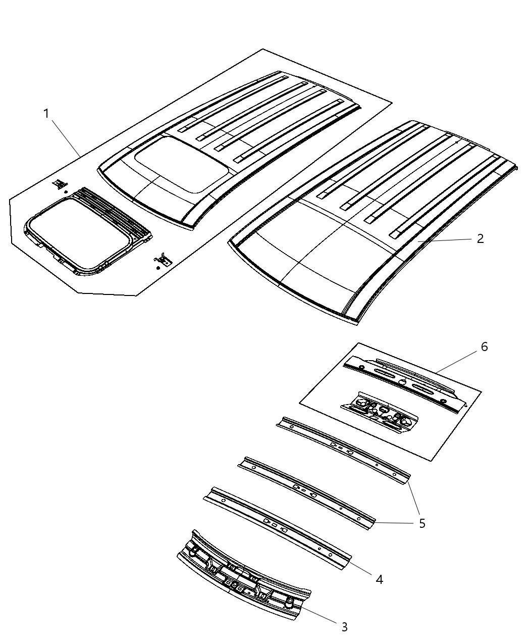 Mopar 68083203AA Seal-Header Foam