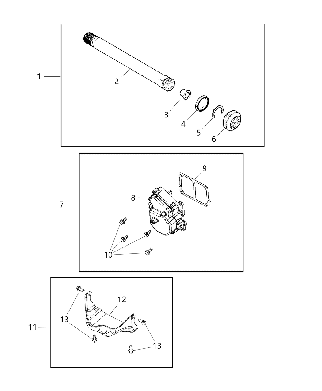 Mopar 68394144AA Bearing-Intermediate Shaft