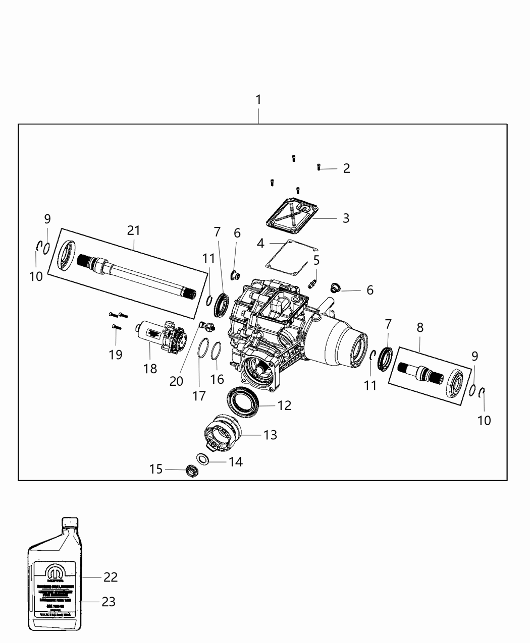 Mopar 68227787AC Shaft-Output