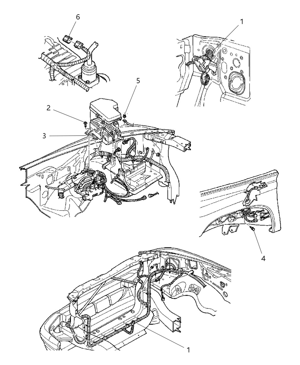 Mopar 56049238AC Wiring-HEADLAMP To Dash