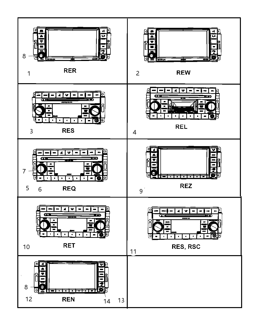 Mopar 68020390AA Cover-Radio