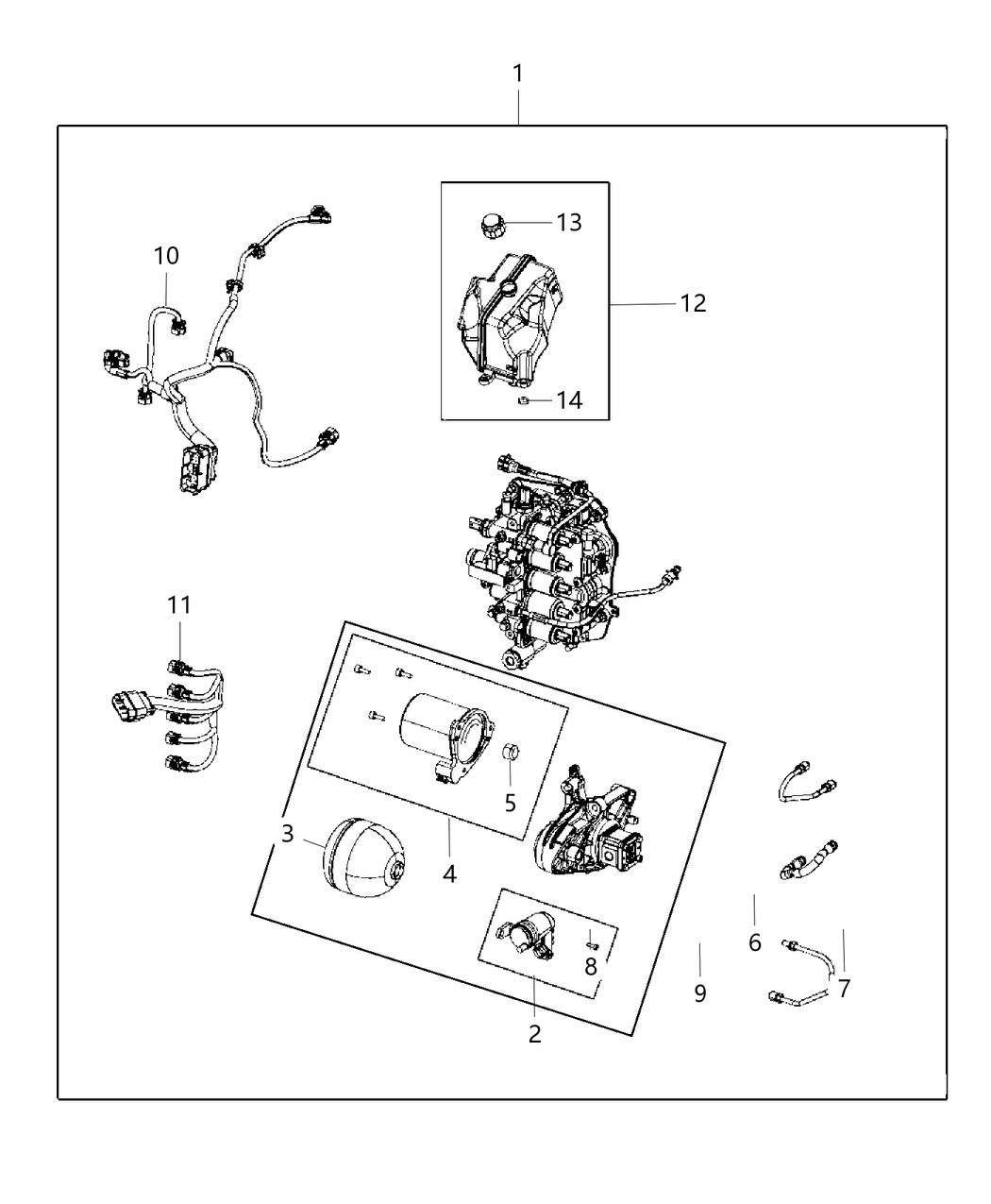 Mopar 68140997AA Tube