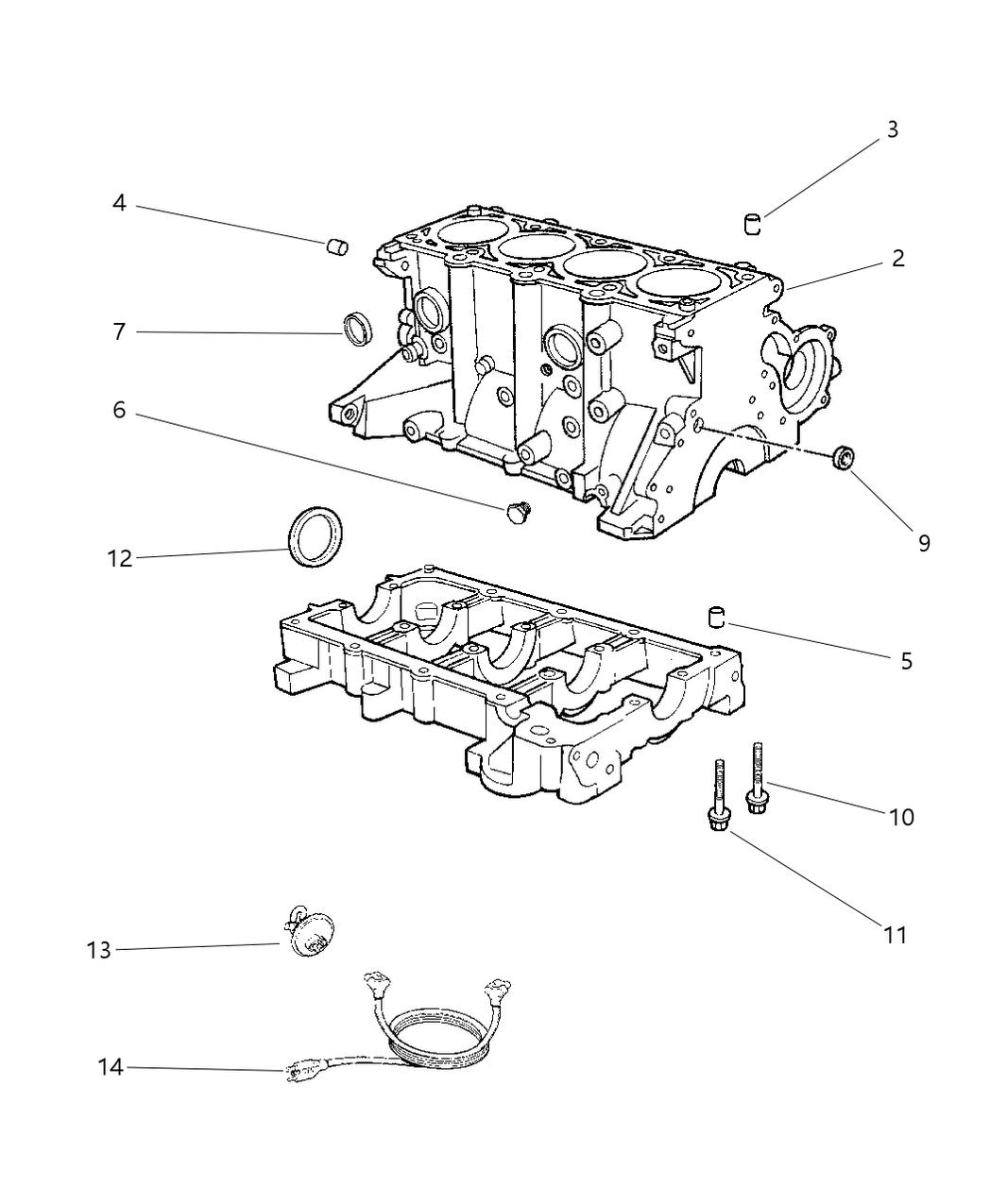 Mopar R3424811AA Engine-Long Block