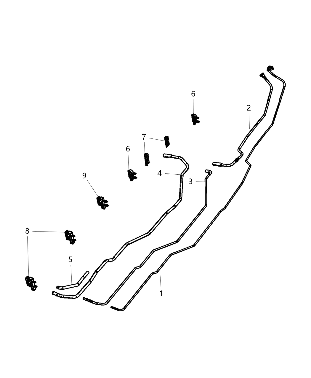 Mopar 68320603AA Tube Assembly-Fuel Vapor