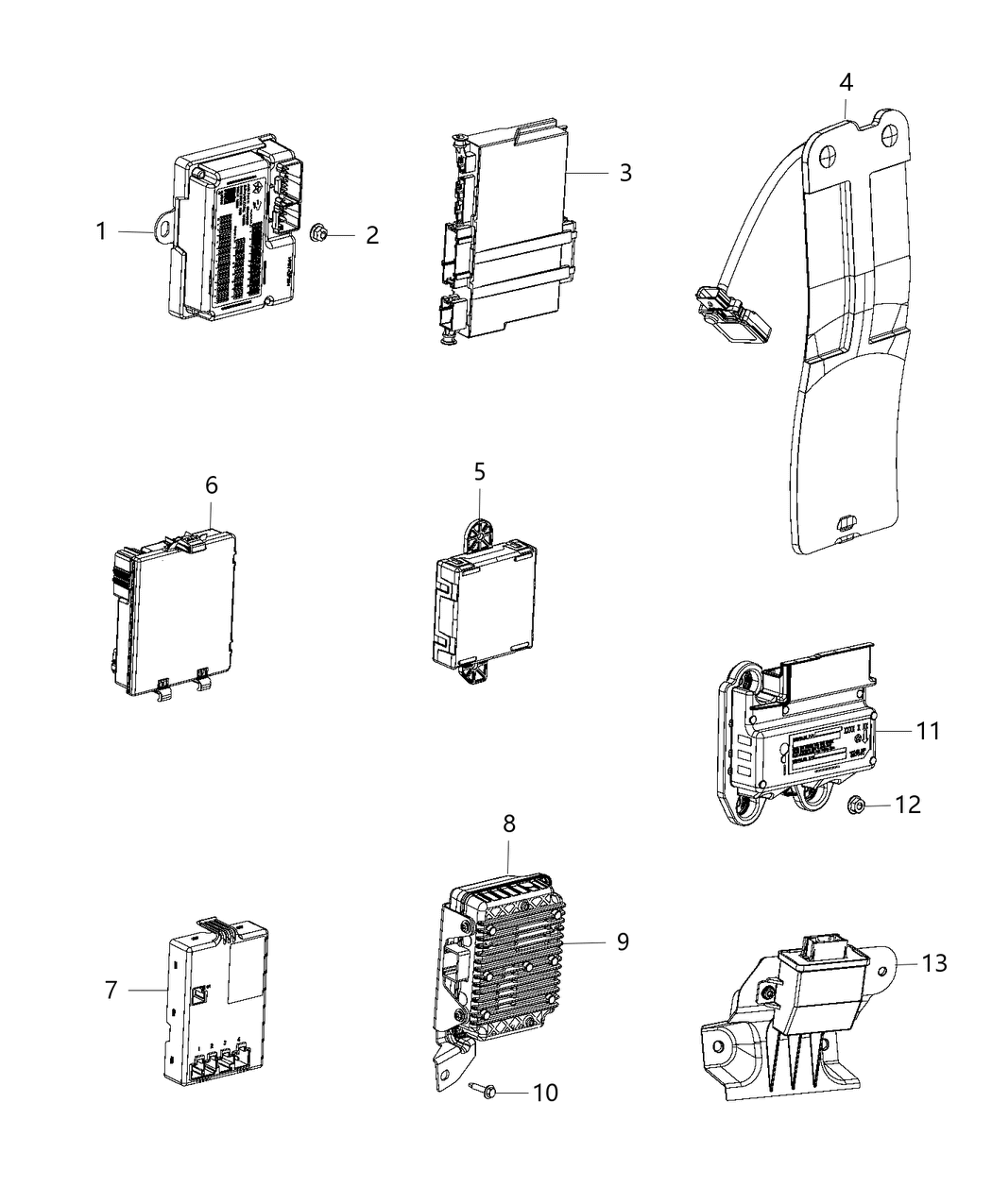Mopar 68105045AB Module-Memory Seat & Mirror CONTRO