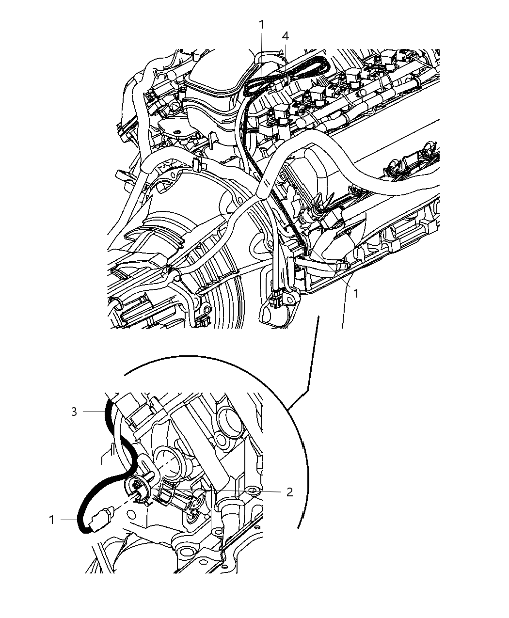 Mopar 4801646AA Wiring-Engine Block Heater