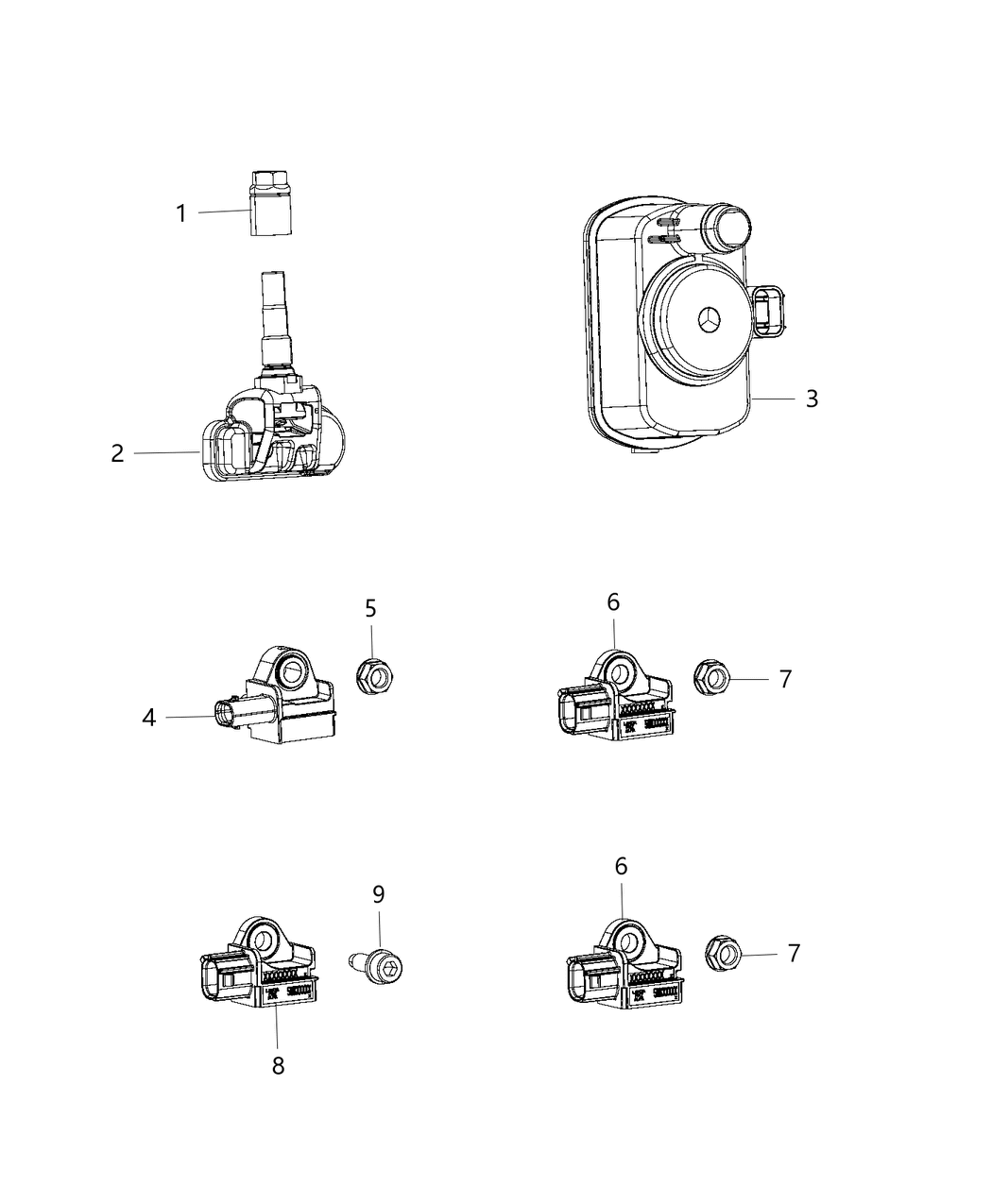 Mopar 68275683AA Sensor-Occupant Detection