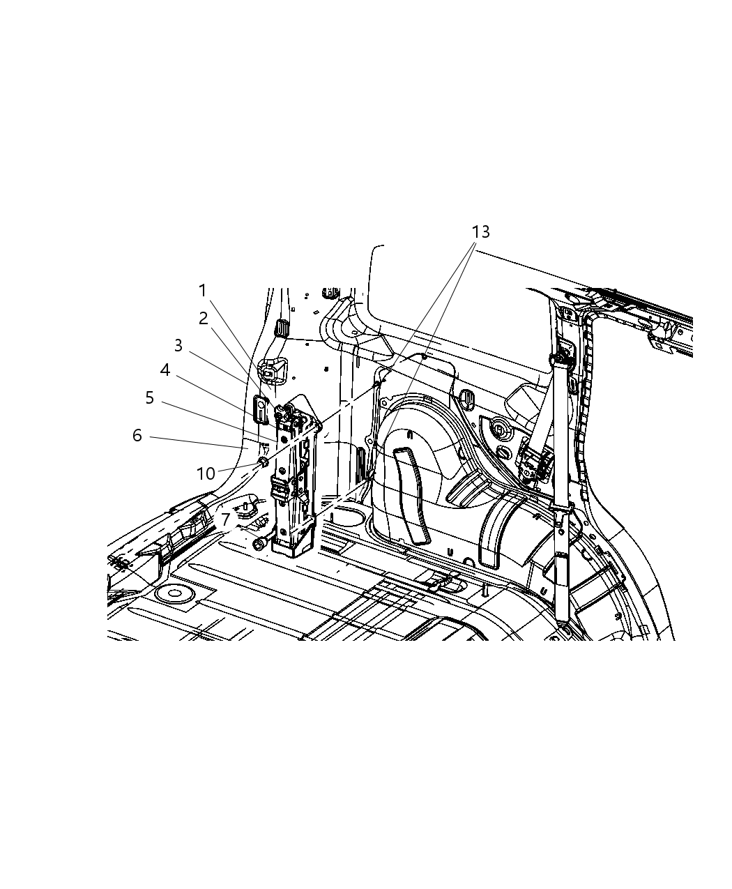 Mopar 68003893AA Bracket-Jack