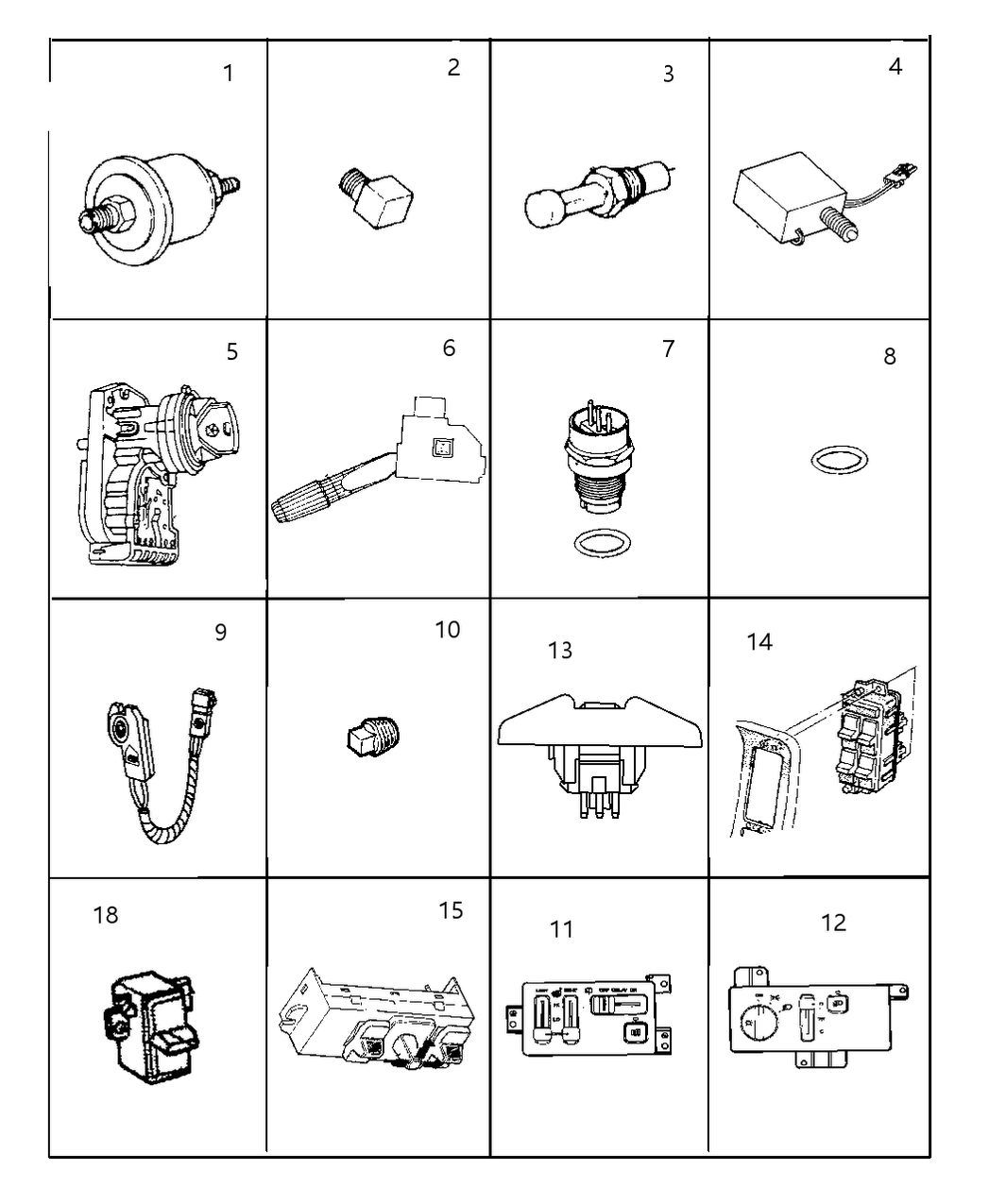 Mopar 56008785AB Switch-DISARM