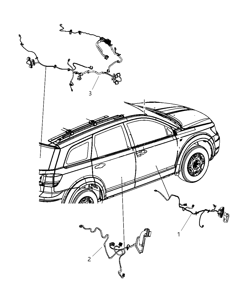 Mopar 68056750AA Wiring-Front Door