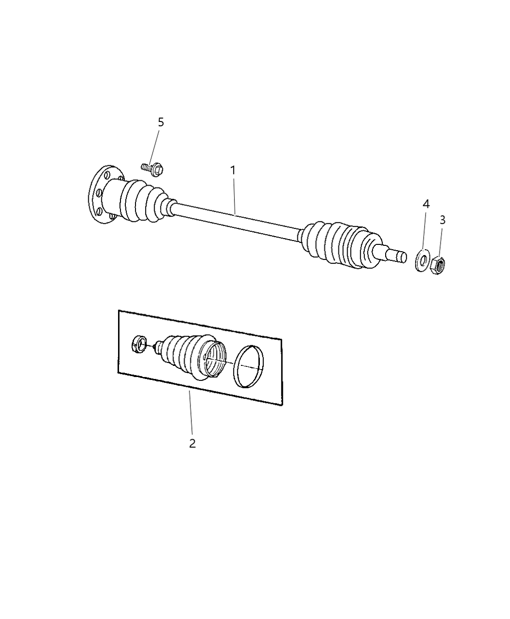 Mopar R2826559 Boot-Half Shaft