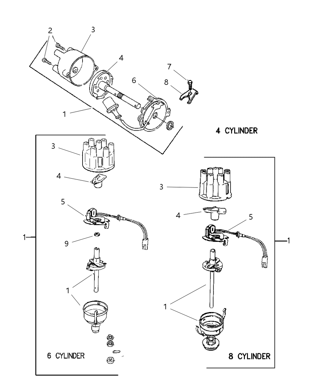 Mopar R4740338AB DISTRIBTR-Engine