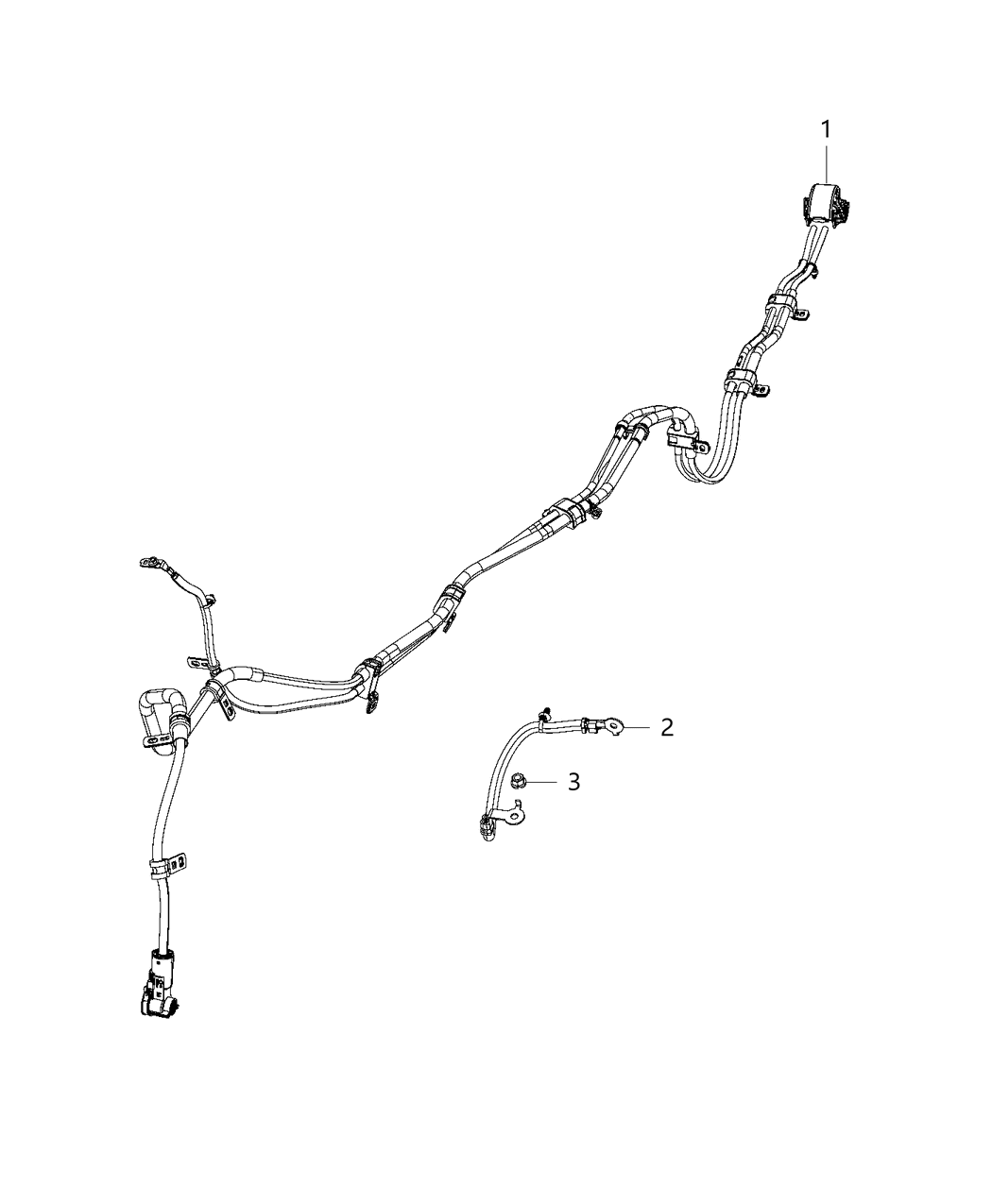 Mopar 68290324AB Battery Wiring