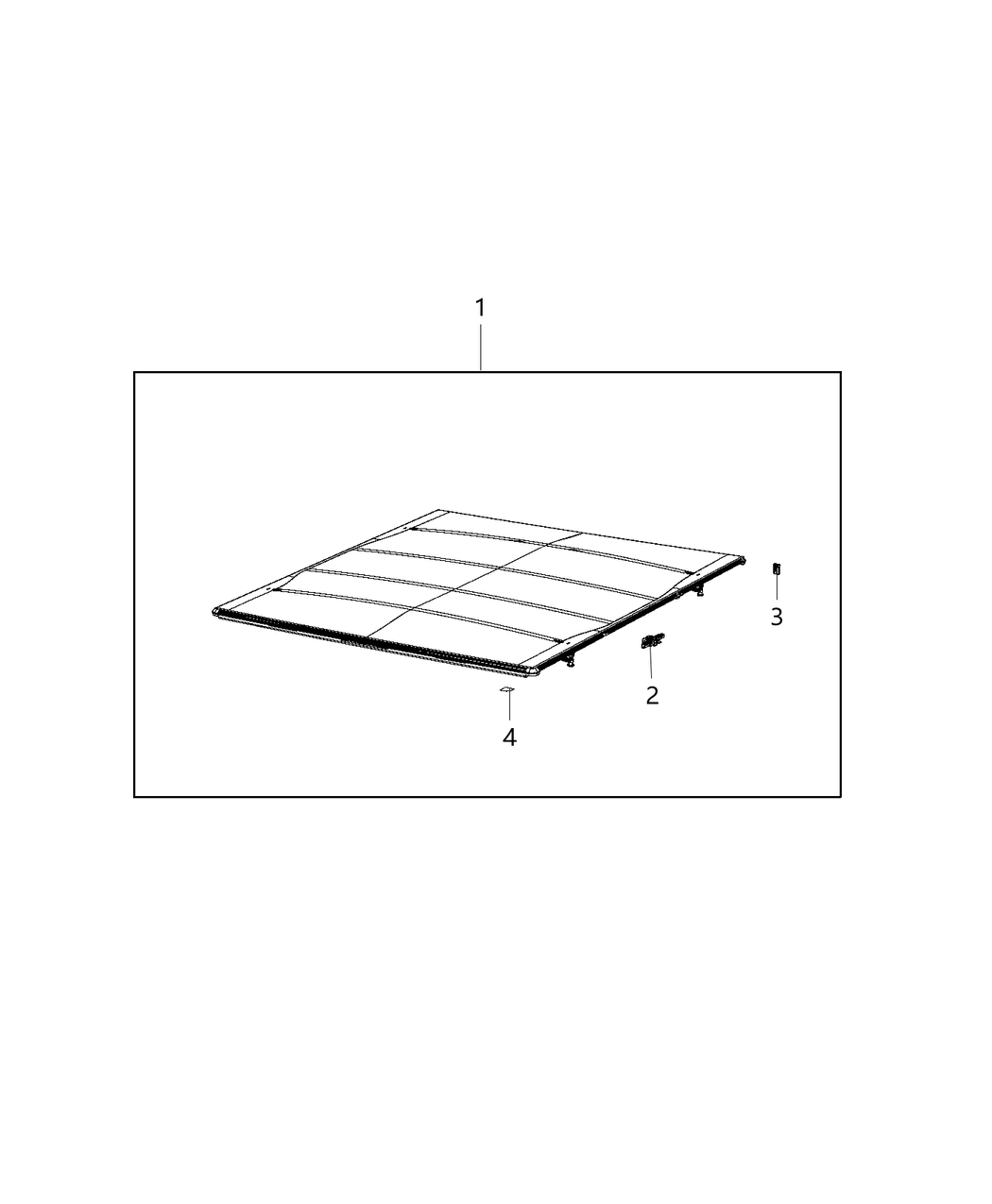 Mopar 68338747AA Clamp-TONNEAU