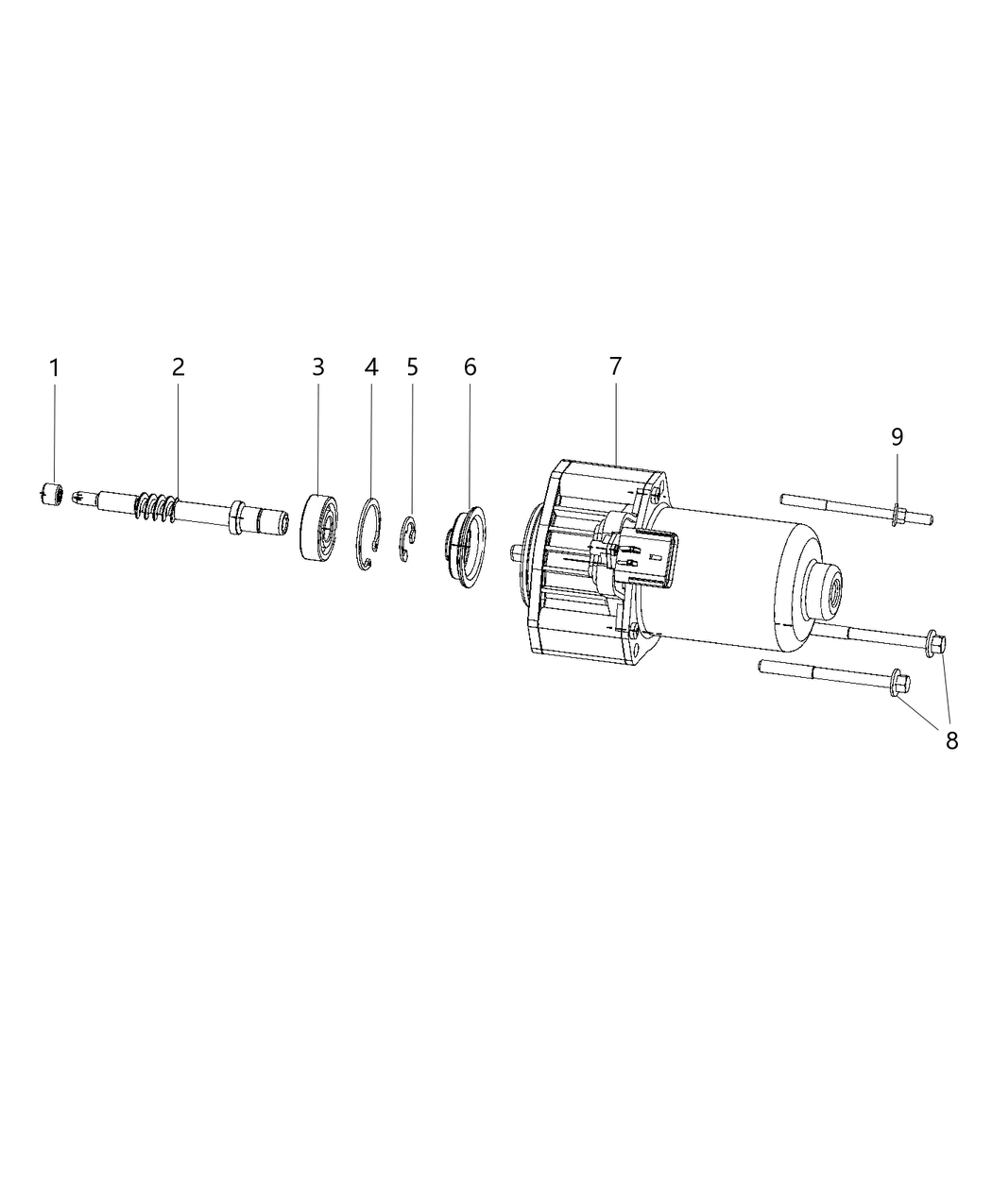 Mopar 68027021AA Bearing-Gear Motor