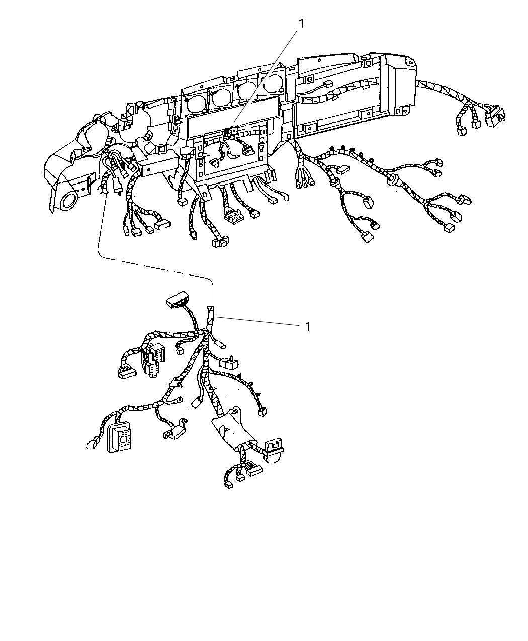 Mopar 4763138AC Wiring-Instrument Panel