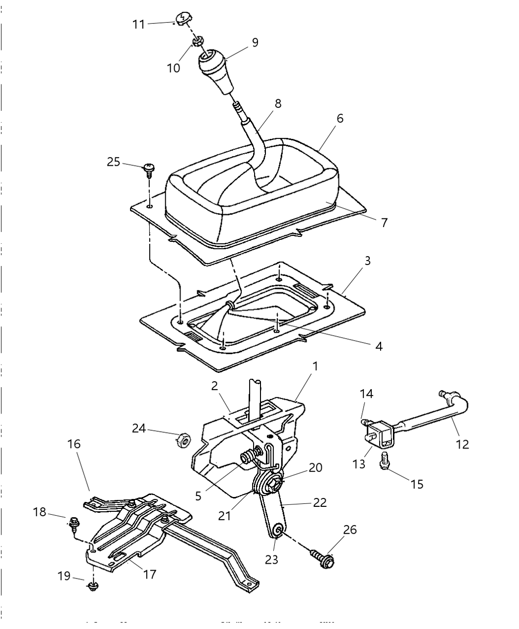 Mopar 52105211 Rod-GEARSHIFT Control Rod