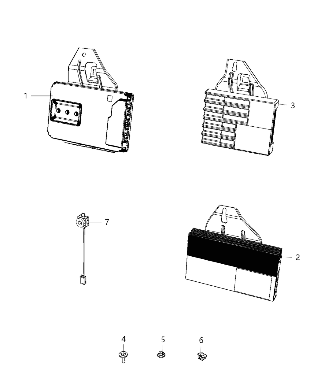 Mopar 68483259AB Amplifier