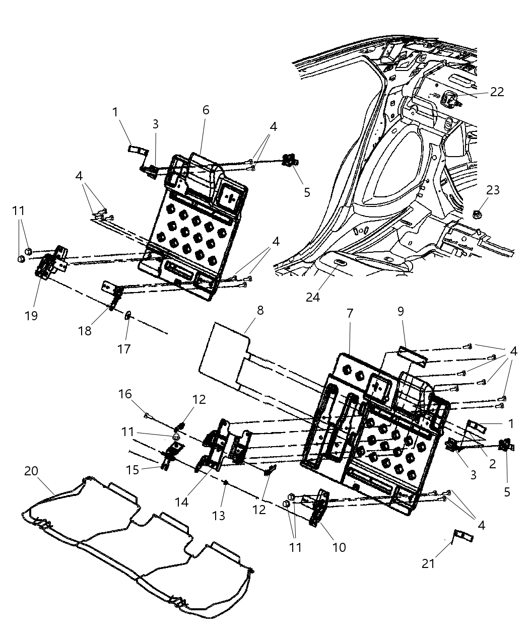 Mopar 1AN581DDAA Strap