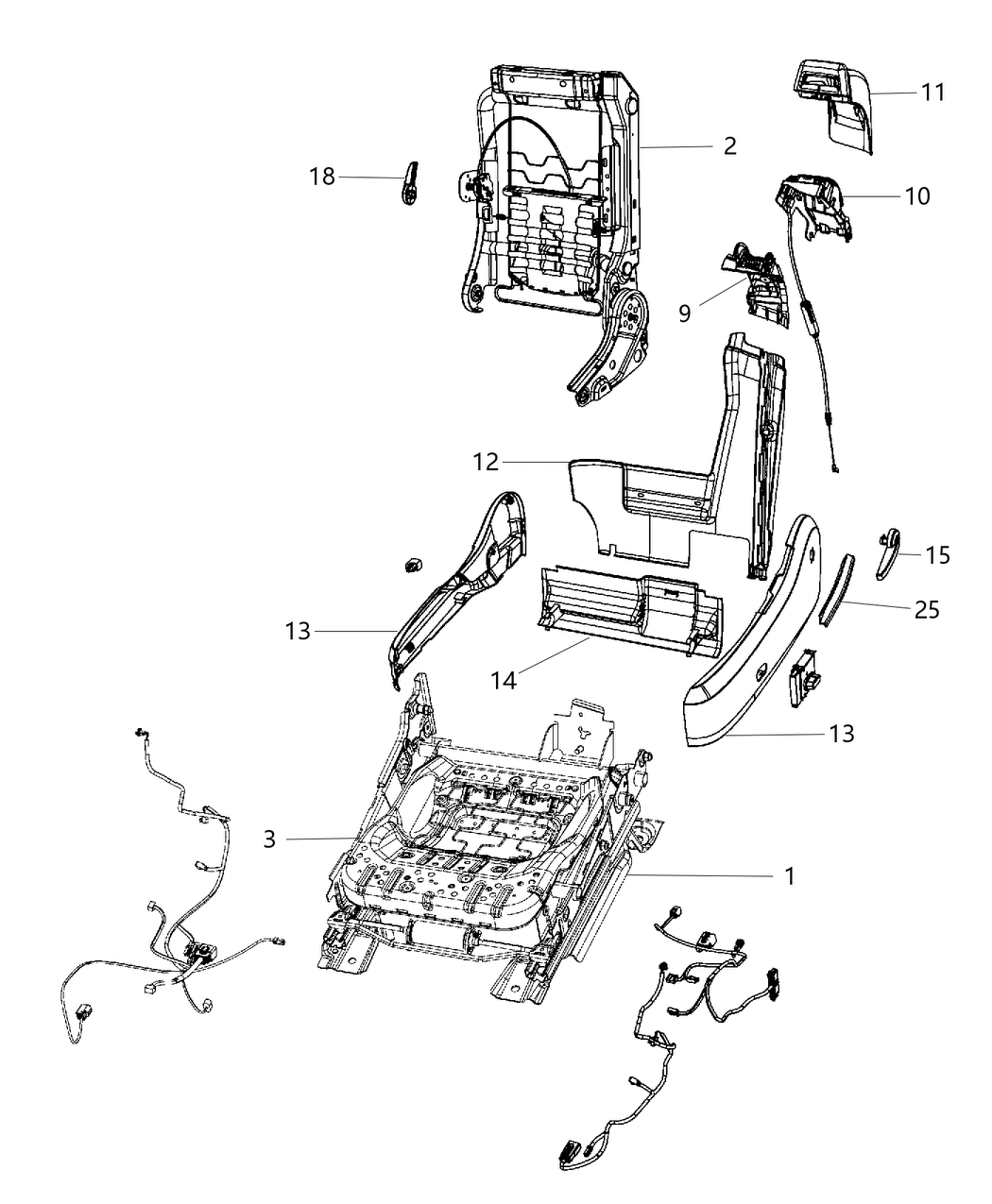 Mopar 1GG87HL1AC Shield-Seat