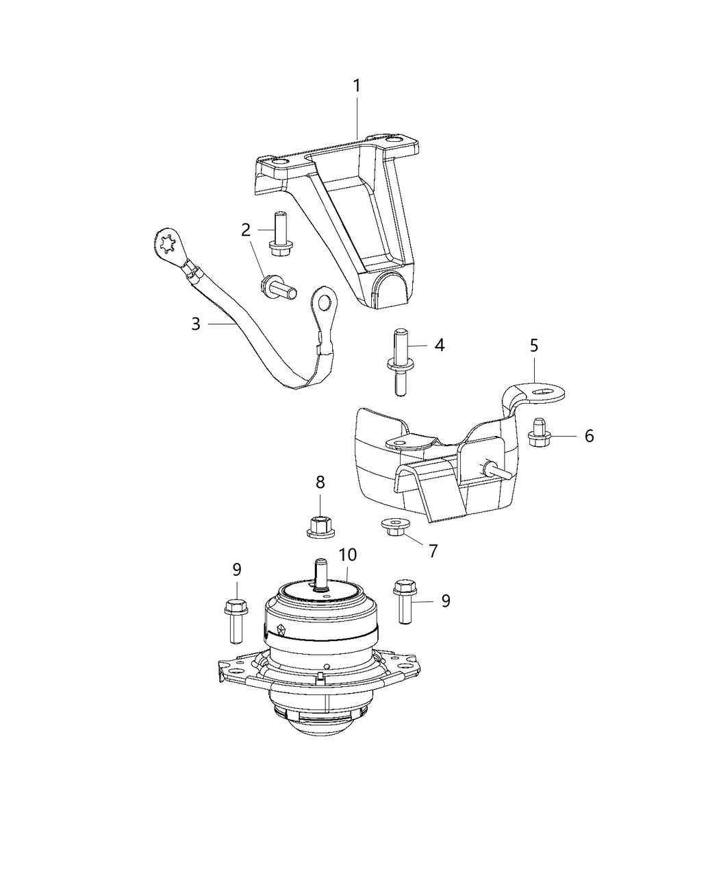 Mopar 5091299AA Strap-Ground