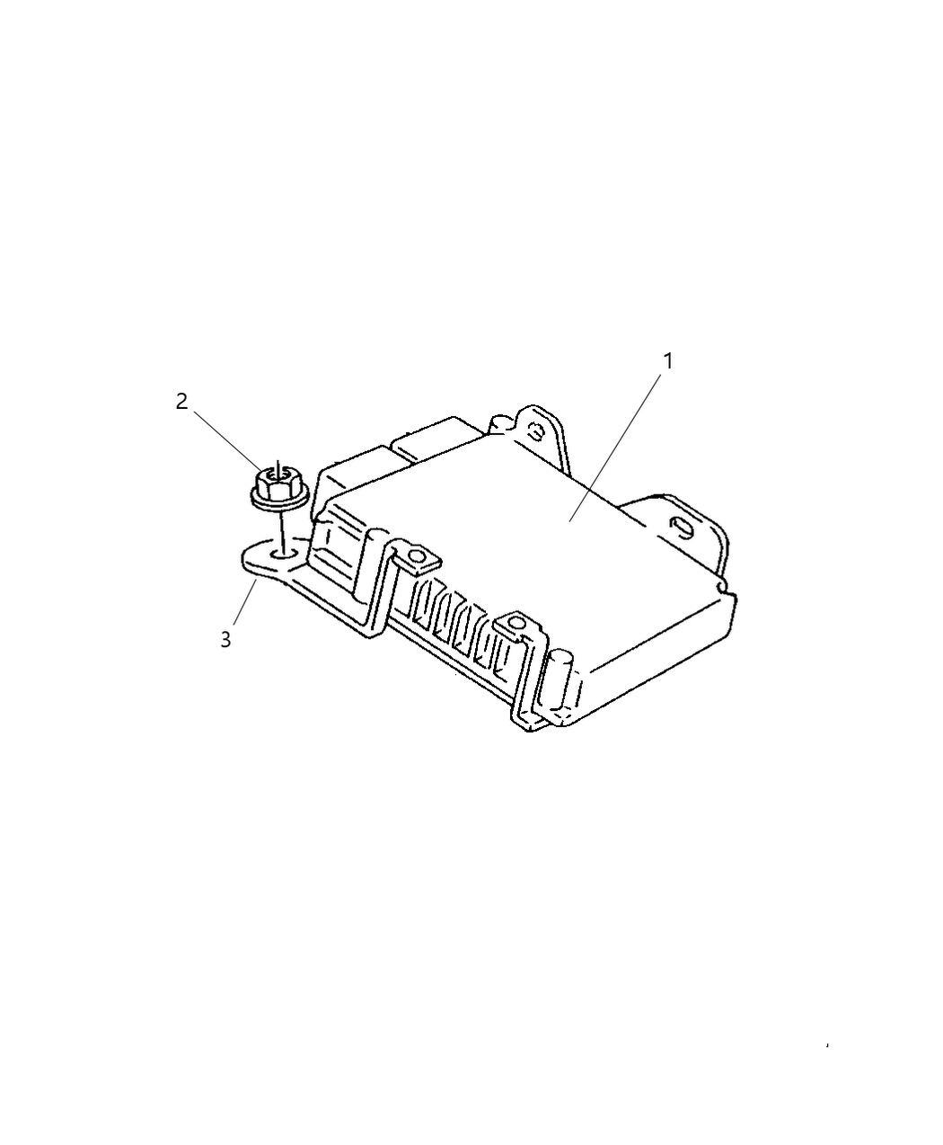 Mopar 5033086AC Bracket-Engine Control Module