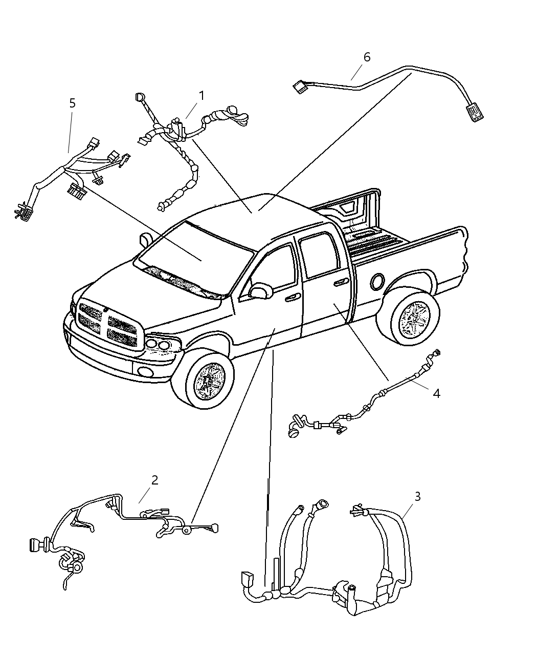 Mopar 56049596AF Wiring-Front Door