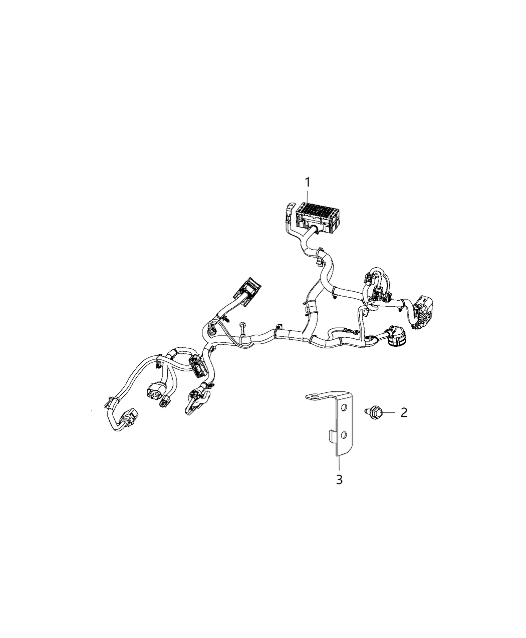 Mopar 68248633AA Bracket-Transmission Wiring Support