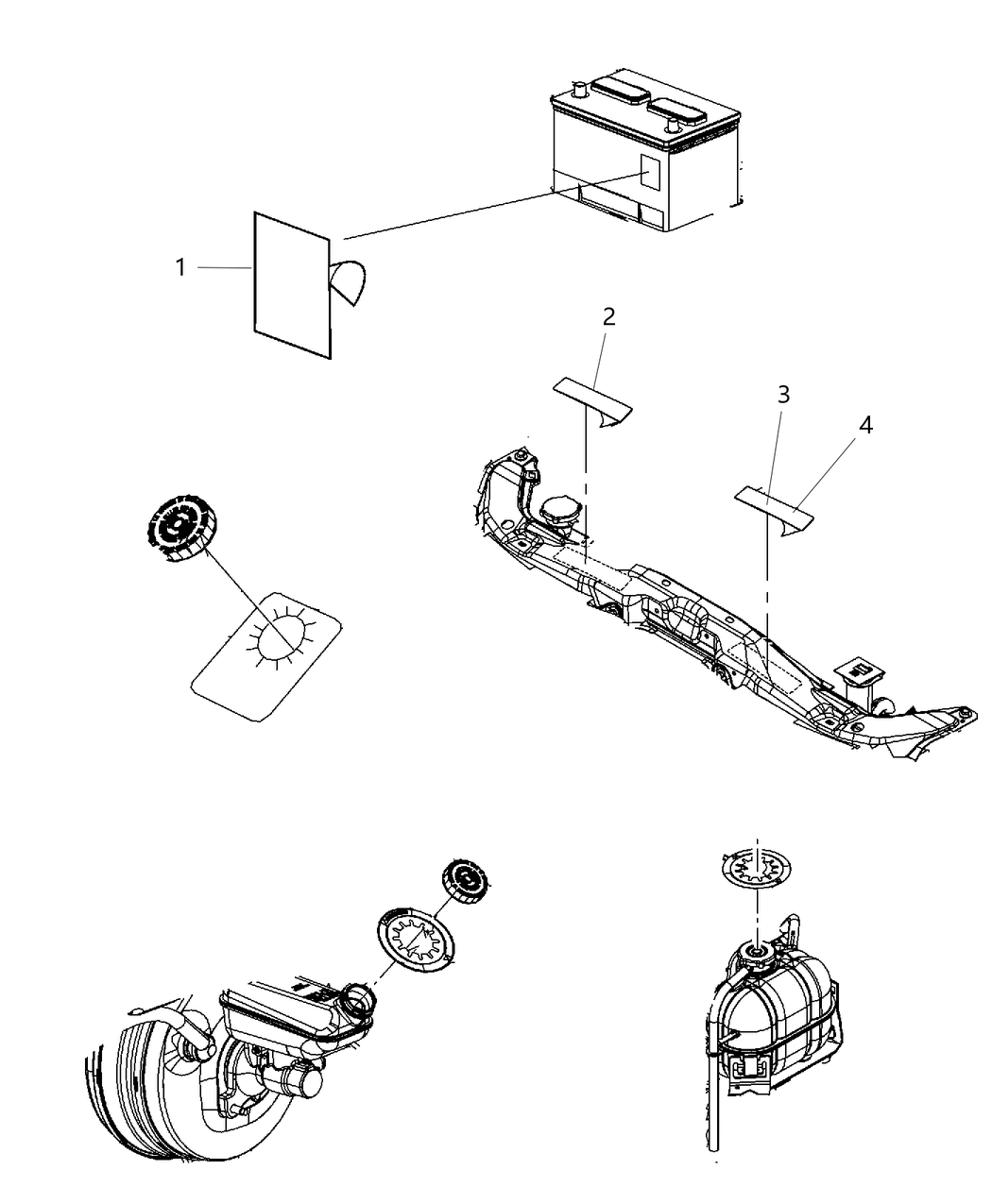 Mopar 47480135AA Label-Vehicle Emission Control In