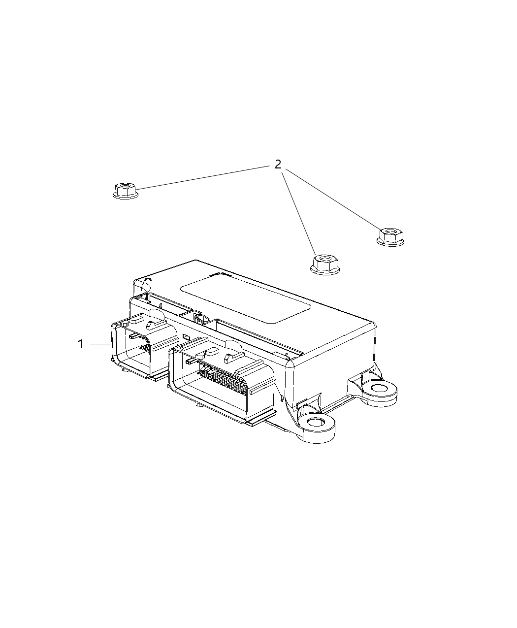 Mopar 68400422AB OCCUPANT Restraint Module