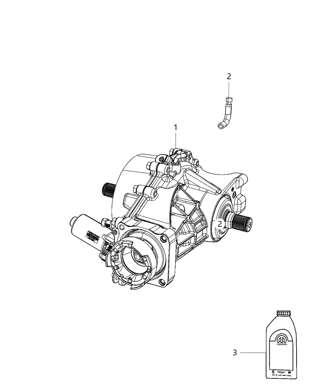 Mopar 68525374AA Vent-Axle