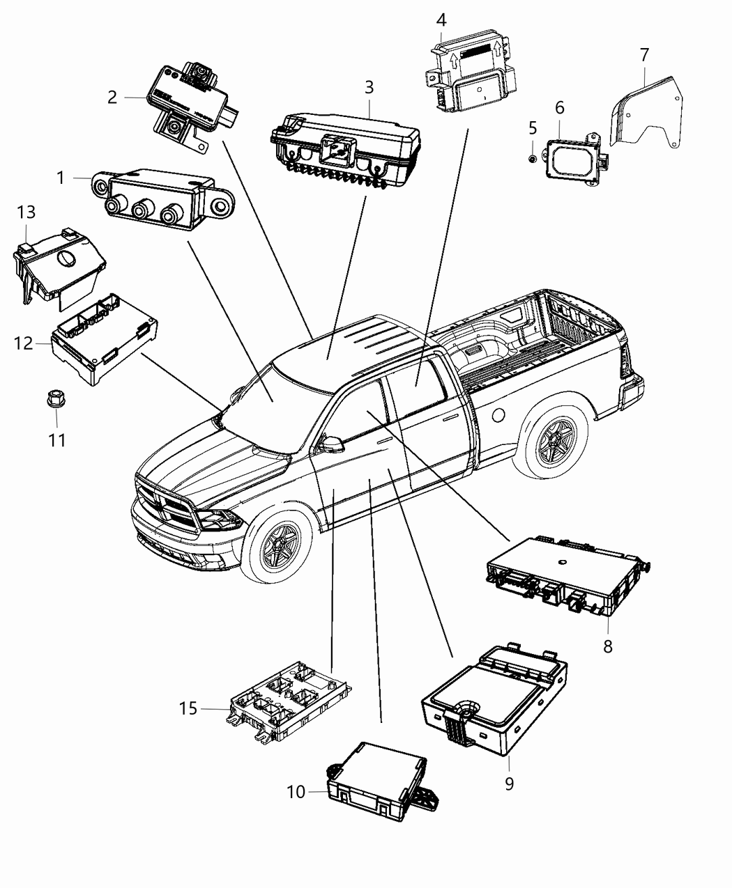 Mopar 56046937AC Receiver-Wireless Ignition Node